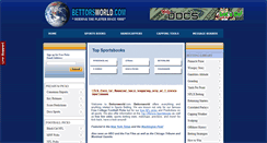 Desktop Screenshot of bettorsworld.com
